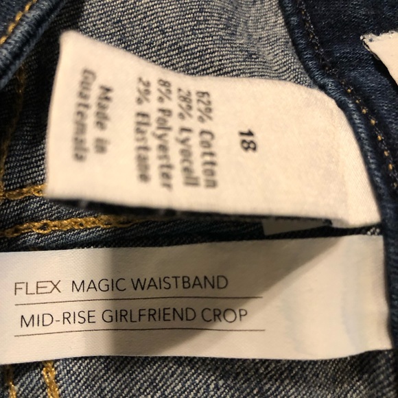 Lane Bryant Sz 18 Denim Crops - Picture 4 of 4